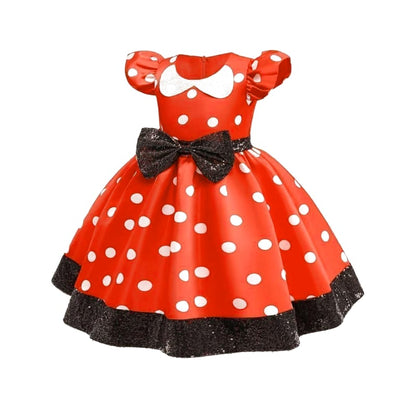 Minnie Mouse Costume Kids Dress 110 Halloween