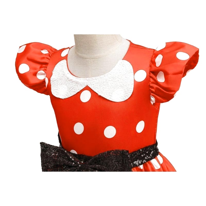 Disney Minnie Mouse Kids Dress Red 90