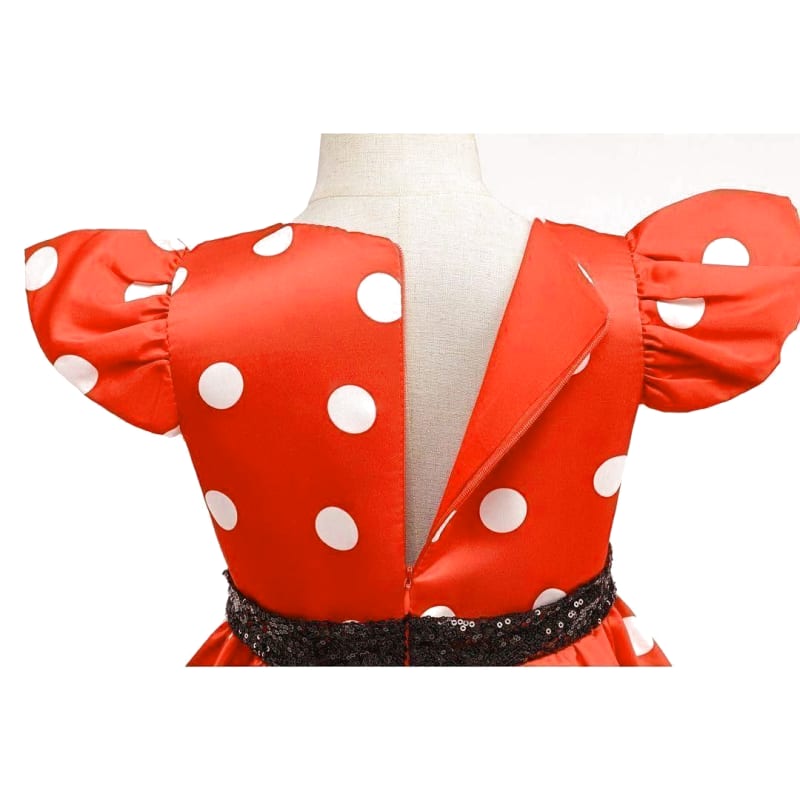 Disney Minnie Mouse Kids Dress Red 90