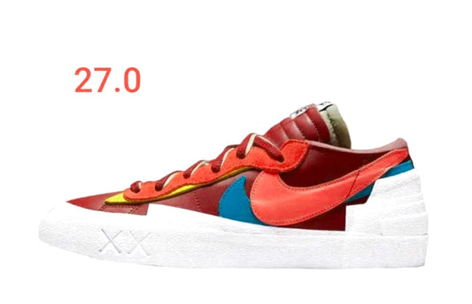 KAWS × Sacai × Nike Blazer Low Team Red
