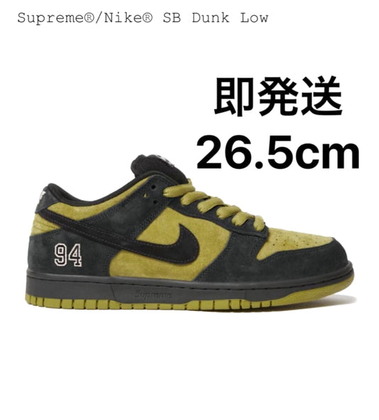 Supreme x Nike SB Dunk Low Green 25FW
