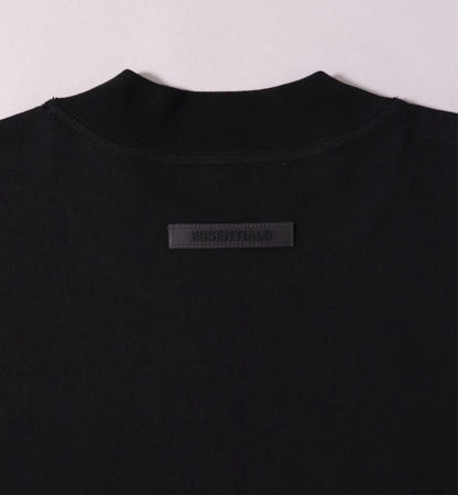 Essentials Long Sleeve T-Shirt Black Logo Print