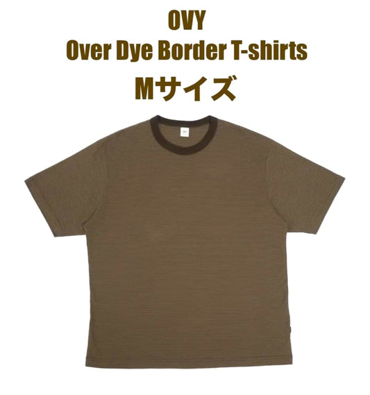 Ovy Over Dye Border T-Shirts Size M