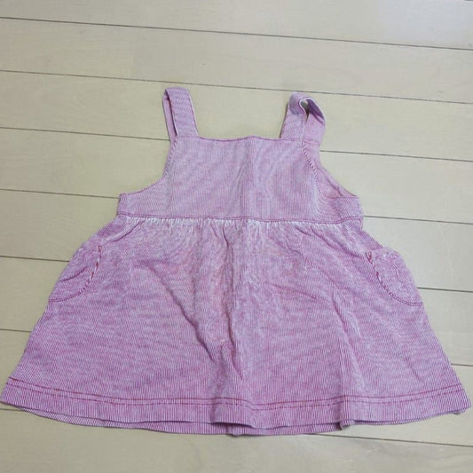Familiar Baby Dress Red Stripe Rabbit