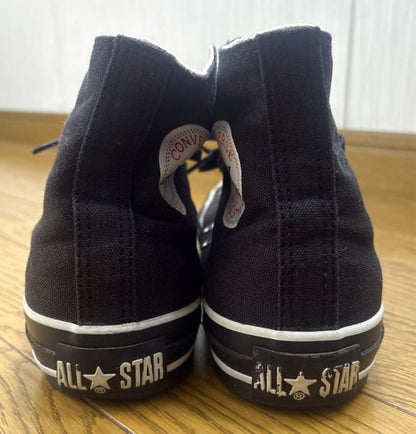 Converse All Star Hi Black High-Top Sneakers 24.5cm