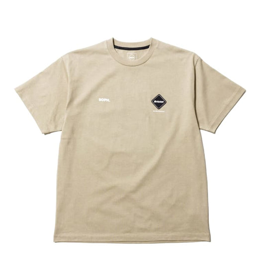 F.C. Real Bristol Authentic Logo S/S Tee Beige Unused