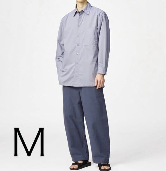 UNIQLO U Long Oversized Shirt Gray M