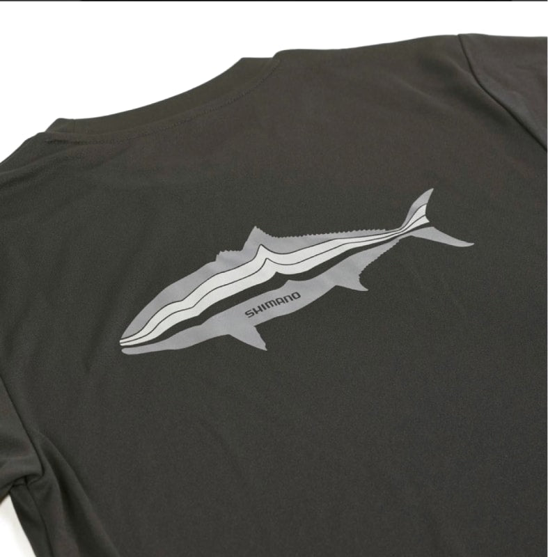 Shimano Graphic Dry T-Shirts Tricolor Fish Monotone King Fish