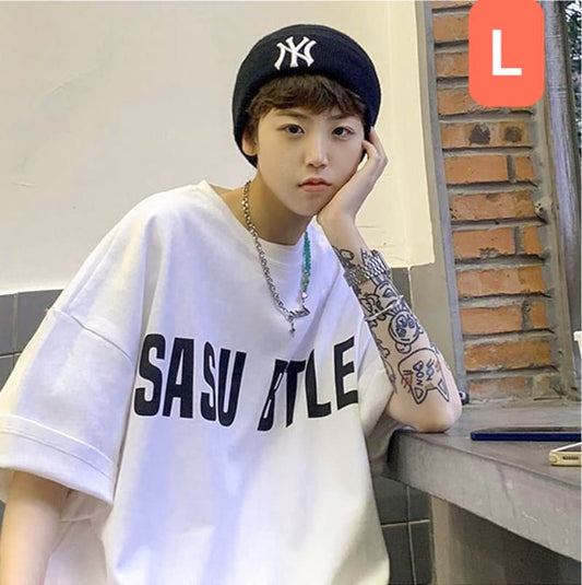 JUAS012 Men's T-Shirt Large Size Summer