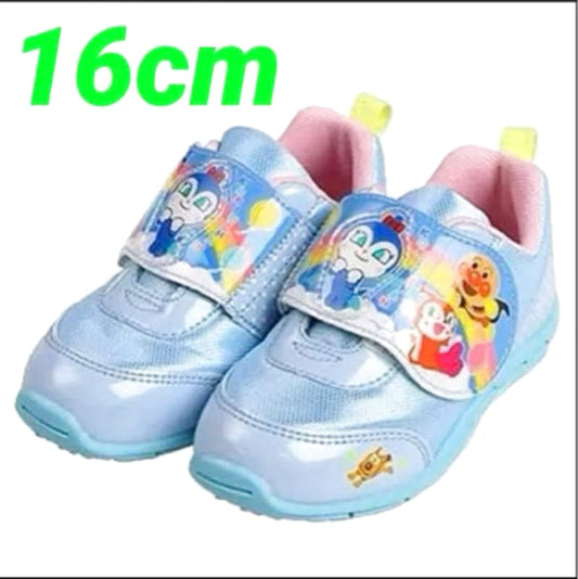 New Anpanman Kids Sneakers Shoes Blue 16cm