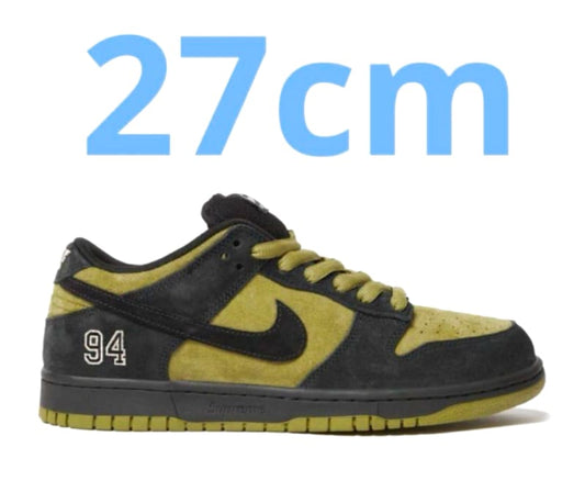 Supreme Nike SB Dunk Low Camper Green 25FW
