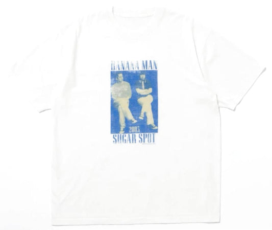 Banana Man Popup Sugar Spot Tee White XL