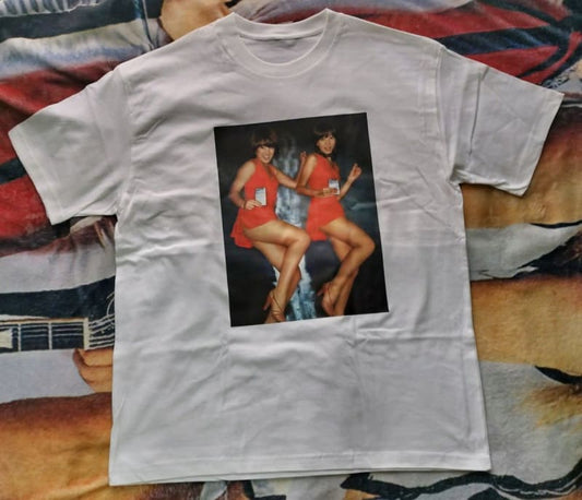 Pink Lady T-Shirt White Retro Idol