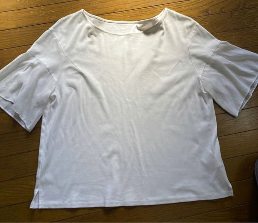 Modify Flare Sleeve Short Sleeve Shirt