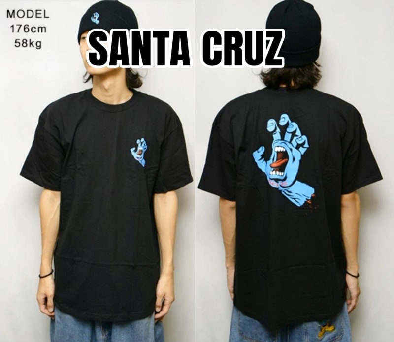 SANTA CRUZ Screaming Hand T-Shirt Black