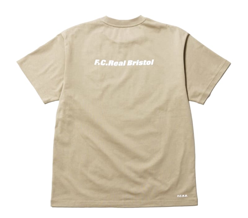 F.C. Real Bristol Authentic Logo S/S Tee Beige Unused
