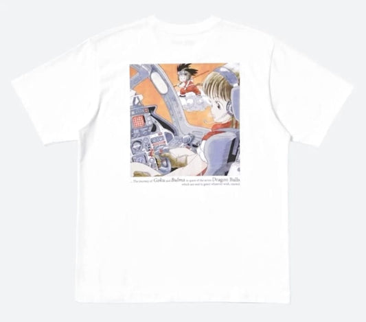 Uniqlo Dragon Ball UT Goku & Bulma T-Shirt Size XL