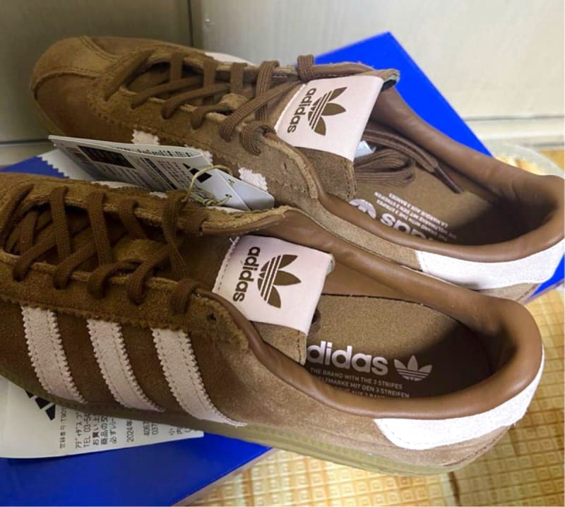 Adidas Originals Women's Bermuda Preloved Brown/Sandy Pink/Gum 28cm