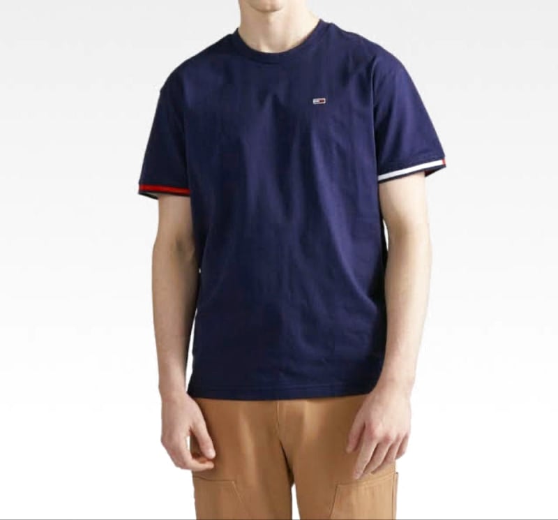 Tommy Hilfiger Relaxed Flag Cuff T-Shirt Size S