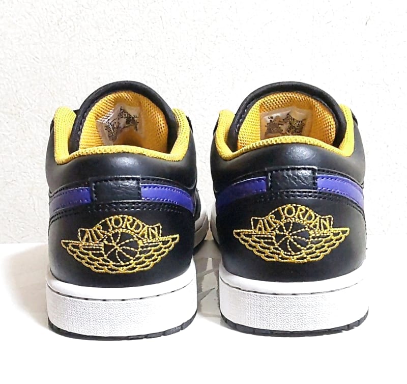 Nike Air Jordan 1 Low Black Yellow Dark Purple