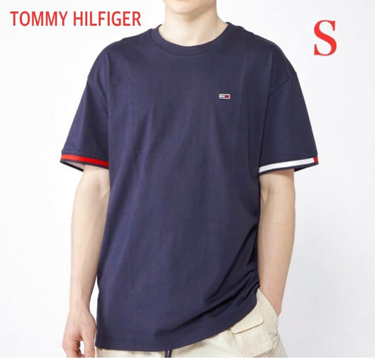 Tommy Hilfiger Relaxed Flag Cuff T-Shirt Size S