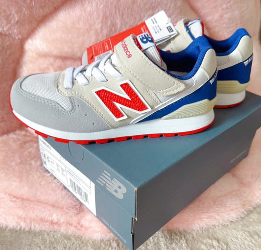 New Balance IZ996 Kids Sneakers Beige Blue Red 18.5cm