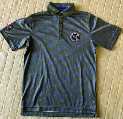 SY32 By Sweetyears Pattern Polo Shirts Golf Short Sleeve Polo Shirt