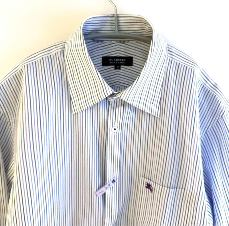 Burberry Black Label Long Sleeve Striped Shirt