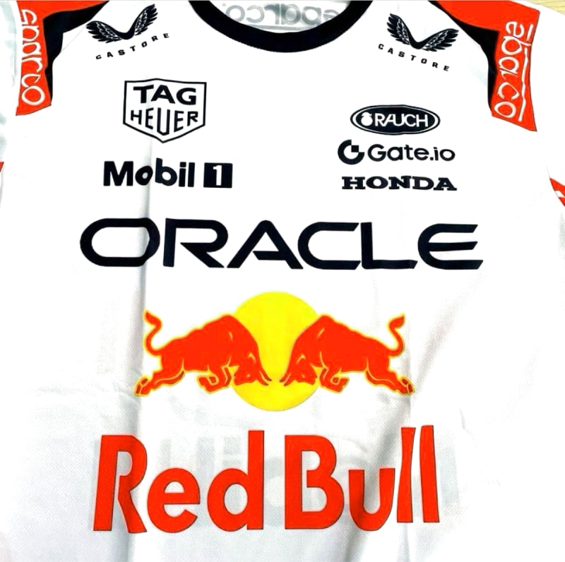 F1 Racing Red Bull Tsunoda Yuki Replica T-Shirt Size XL