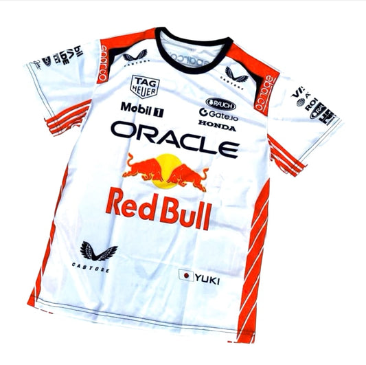 F1 Racing Red Bull Tsunoda Yuki Replica T-Shirt Size XL