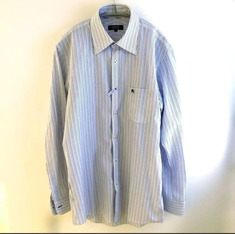 Burberry Black Label Long Sleeve Striped Shirt