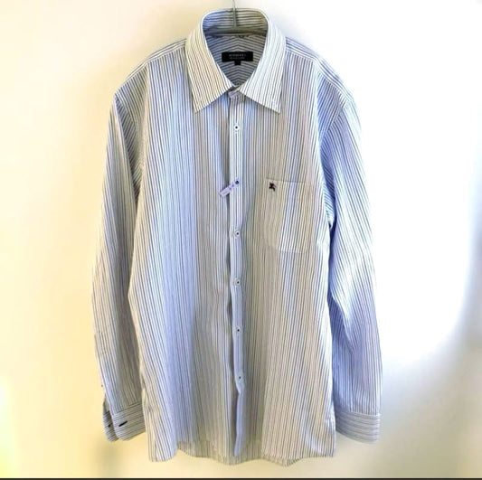 Burberry Black Label Long Sleeve Striped Shirt