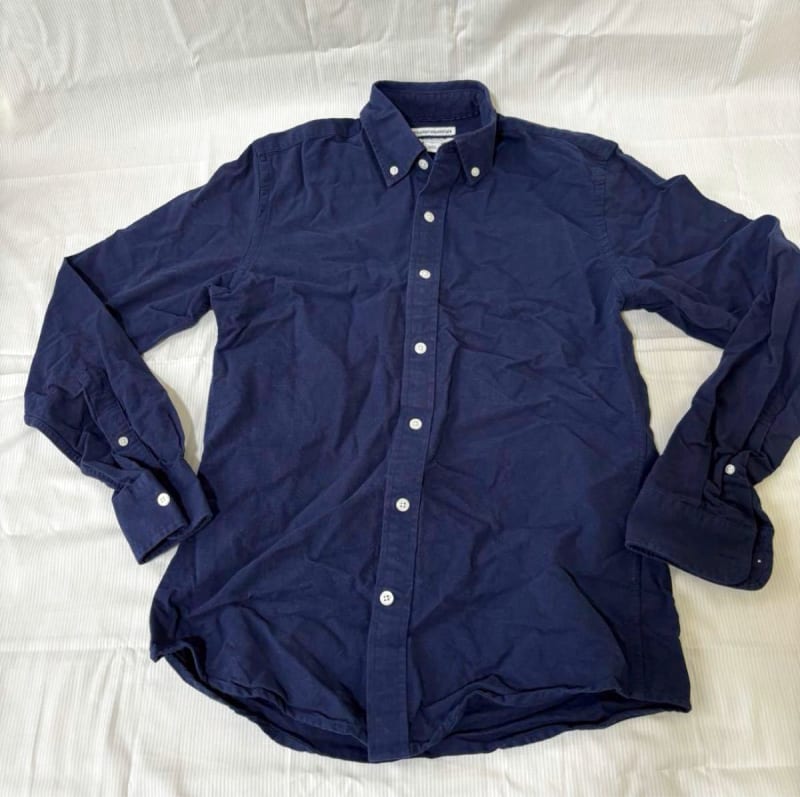 Amazon Essentials Slim Fit Long Sleeve Oxford Shirt Navy