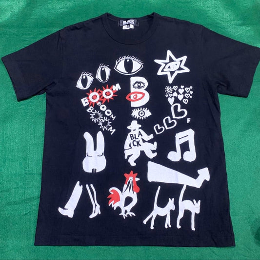 Comme des Garçons T-Shirt Filip Pagowski Black XL