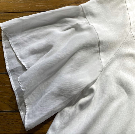 Modify Flare Sleeve Short Sleeve Shirt