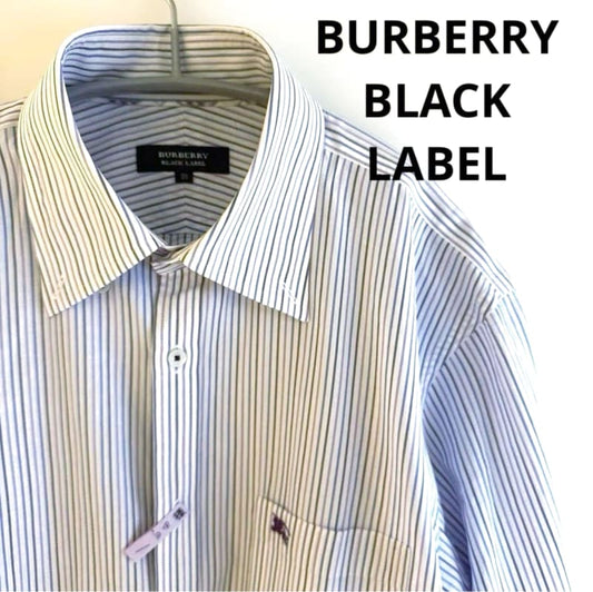 Burberry Black Label Long Sleeve Striped Shirt