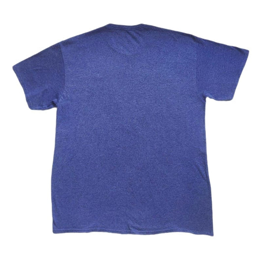 Super Mario T-Shirt L Navy Gray Pixel Art