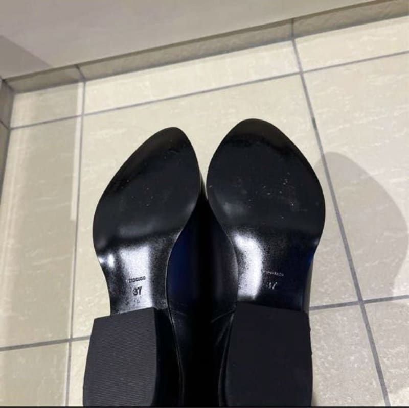 Alexander Wang Black Leather Ankle Boots