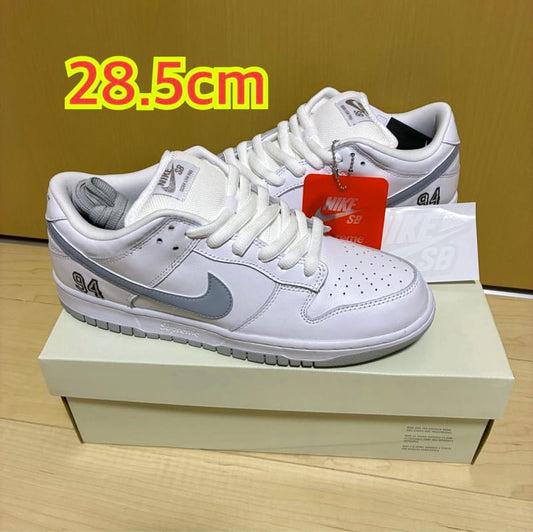 New Supreme × Nike SB Dunk Low White 28.5cm
