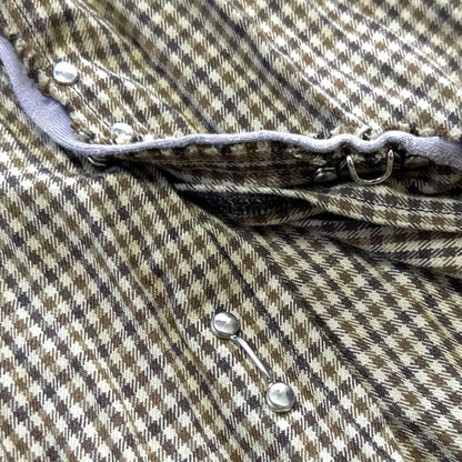 Junhashimoto Wrinkle Check Hook Shirts Size 4
