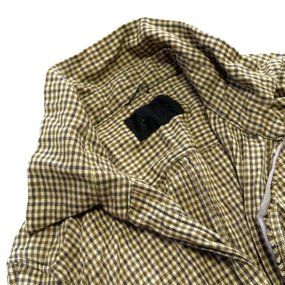 Junhashimoto Wrinkle Check Hook Shirts Size 4