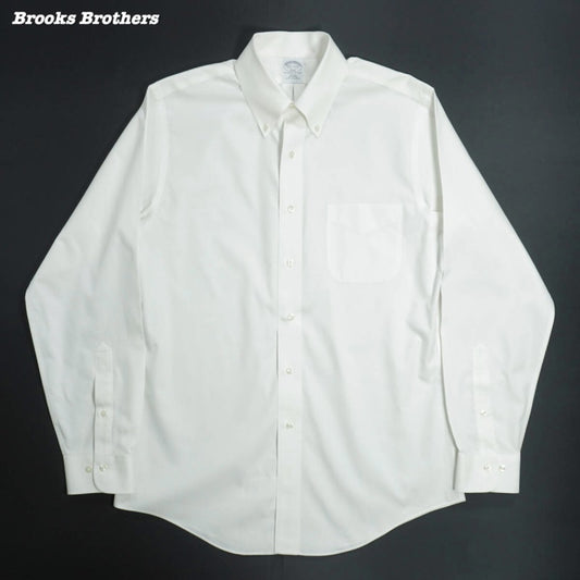 Brooks Brothers 346 Button-Down Shirt White