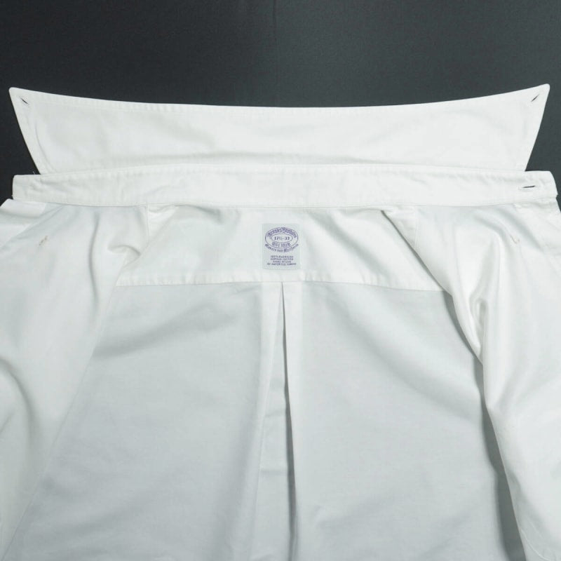 Brooks Brothers Button Down Shirt 17.5-33 White
