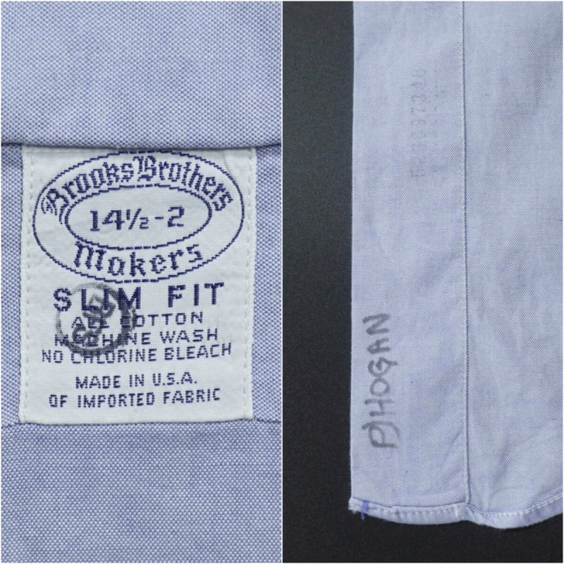 Brooks Brothers SHIRTS SH2330 1990s Made in USA Button-Down Shirt