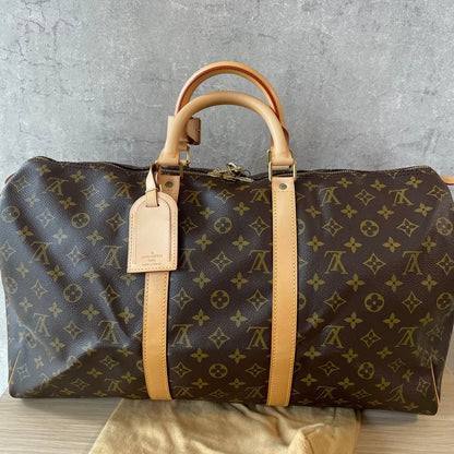 Louis Vuitton Keepall 50 Monogram Boston Bag