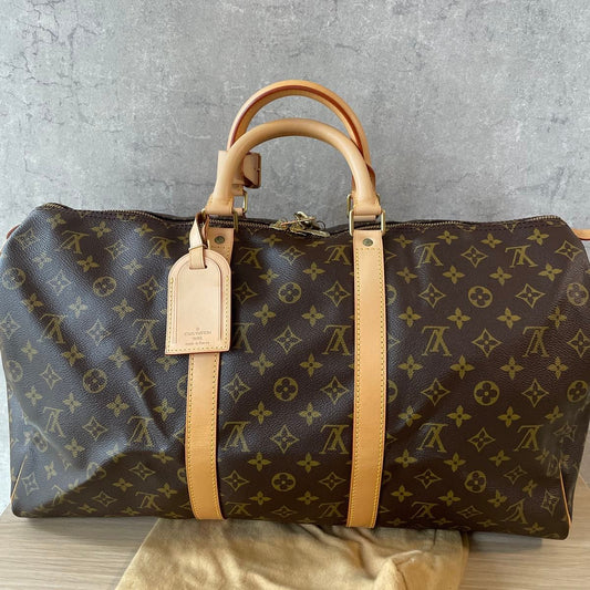 Louis Vuitton Keepall 50 Monogram Boston Bag