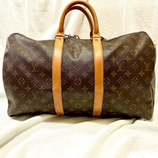 Louis Vuitton Keepall 45 Monogram Boston Bag Unisex