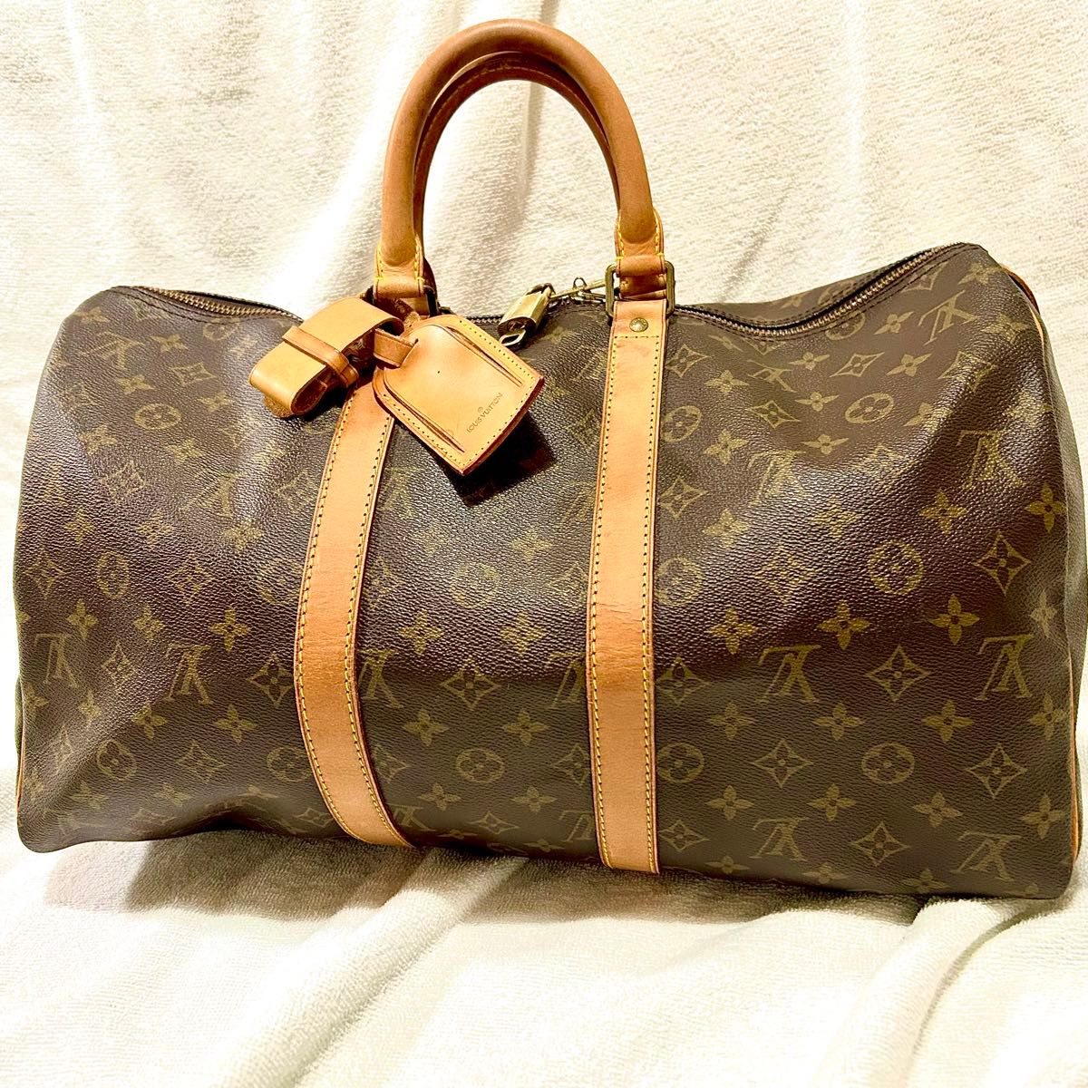 Louis Vuitton Keepall 45 Monogram Boston Bag Unisex