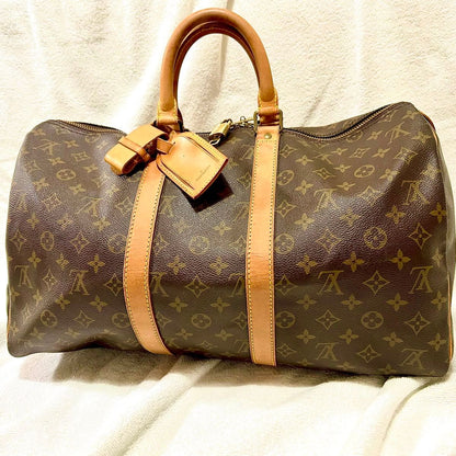 Louis Vuitton Keepall 45 Monogram Boston Bag Unisex