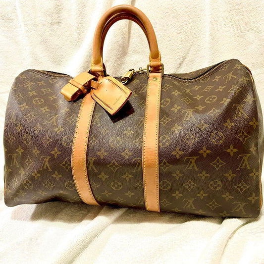 Louis Vuitton Keepall 45 Monogram Boston Bag Unisex